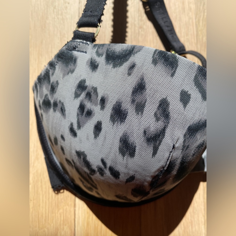 Stella McCartney Leopard Black & Grey - Size 34D - Picture 3 of 7